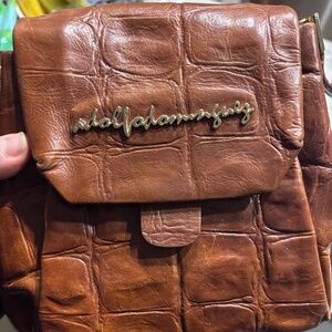 Adolfo Dominguez crossbody leather bag